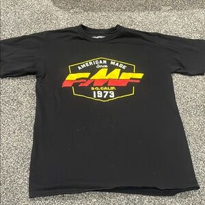FMF Black Graphic T-Shirt for Men